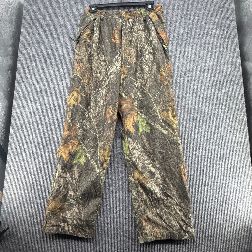 Remington Hunting Pants Mens XL Mossy Oak Camo Excellent Fleece 18736BU